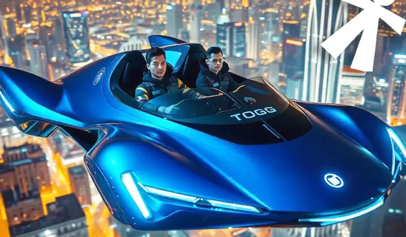 coche volador de TOGG (BROMA)
