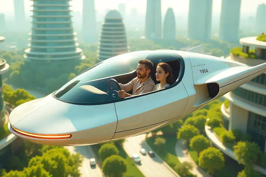 coche volador turco