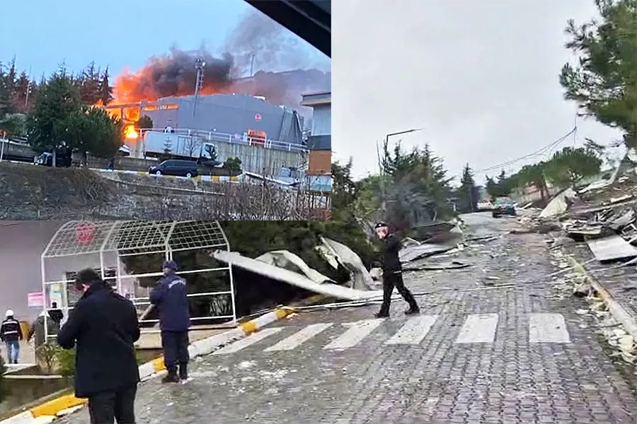 explosión en una fábrica de Balıkesir