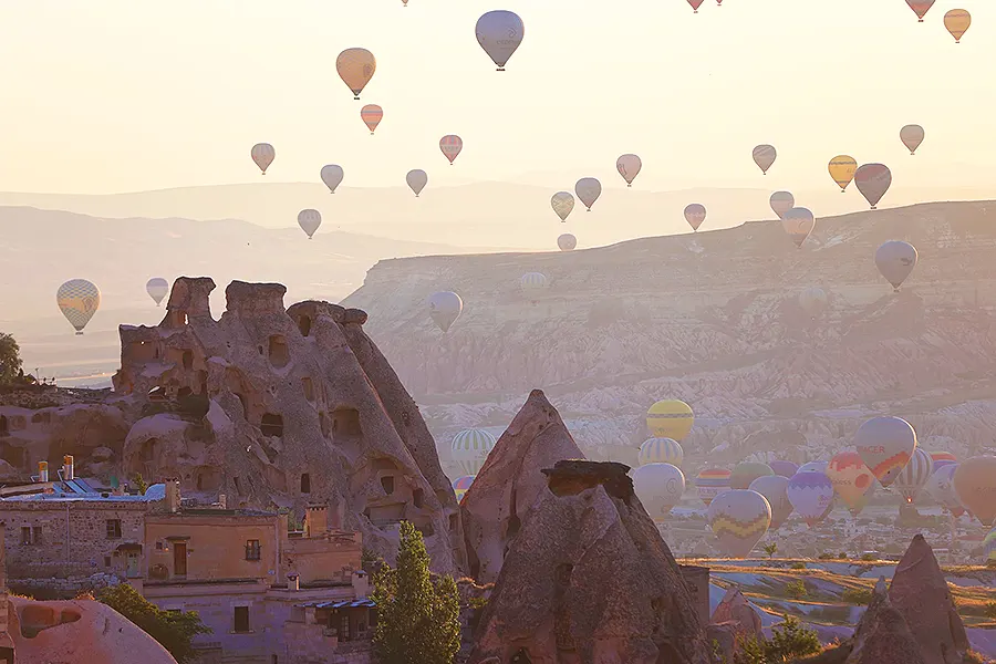 globos en la Capadocia