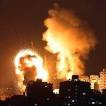 Israel bombing over Gaza