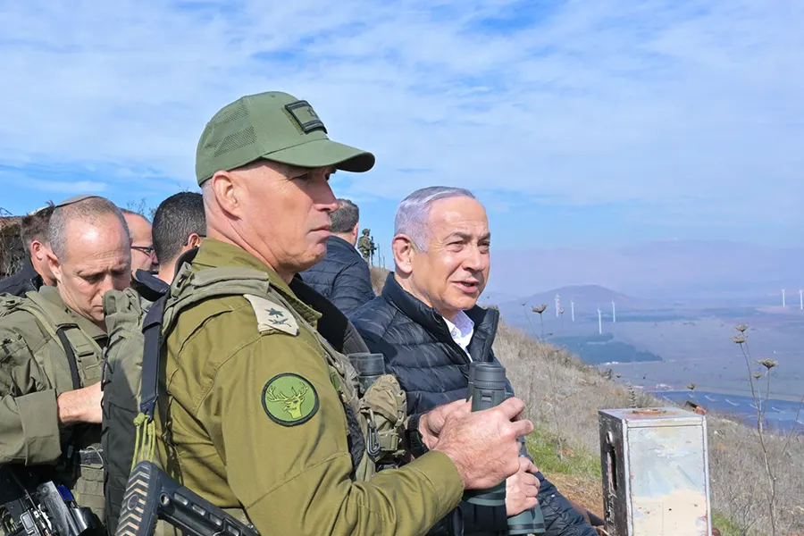 Netanyahu in the Golan Heights