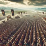 falanges durante la batalla del Gránico (IA)