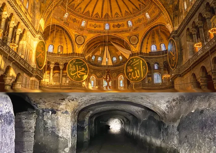 Hagia Sophia, underground structures
