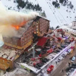 incendio de hotel en Bolu, Turquía