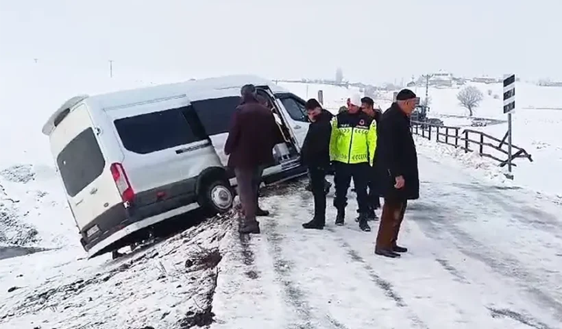 accidente de autobús por la nieve