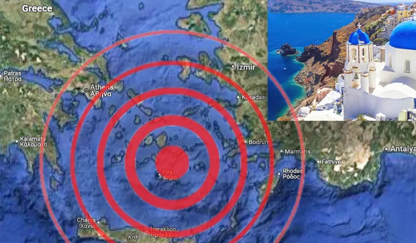 earthquakes in Santorini