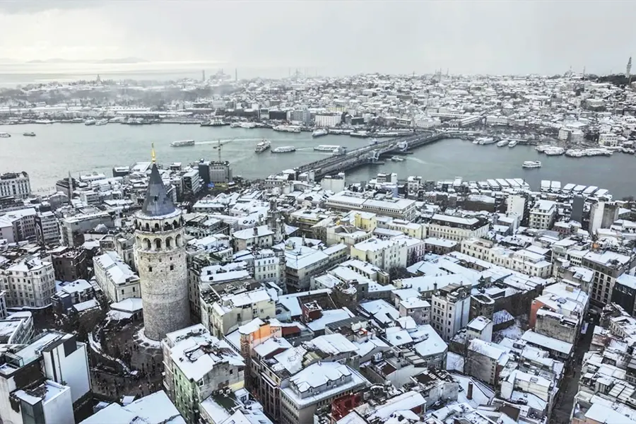Estambul nevado
