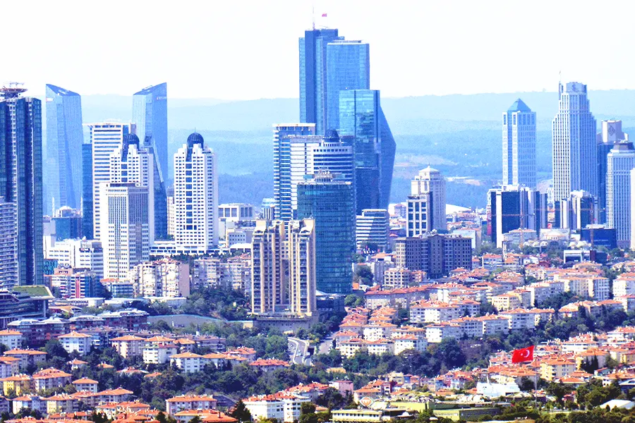 Estambul, rascacielos en Levent
