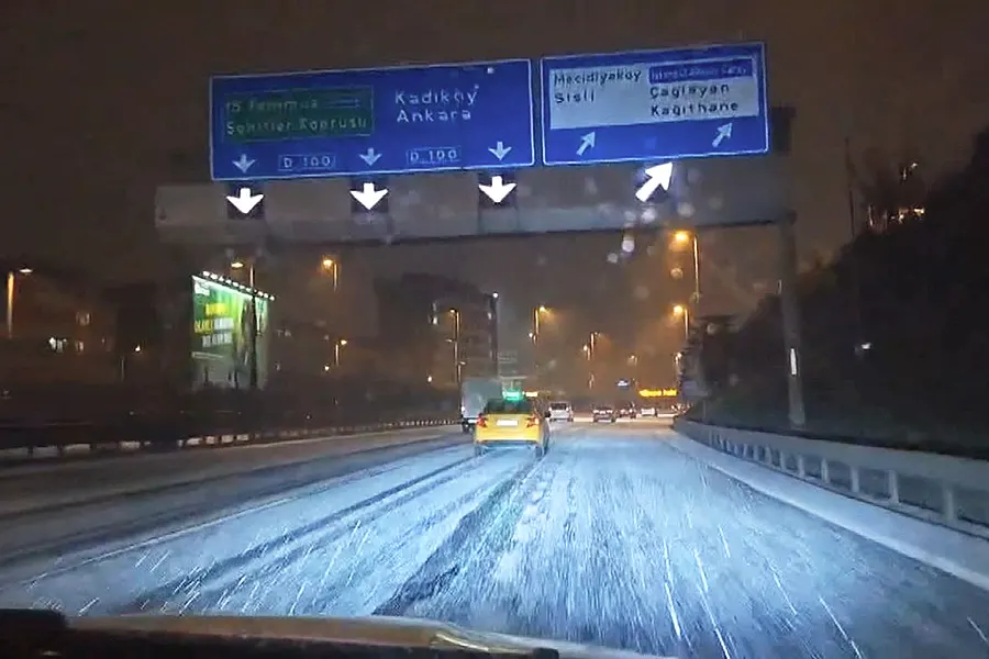 nevadas en Estambul