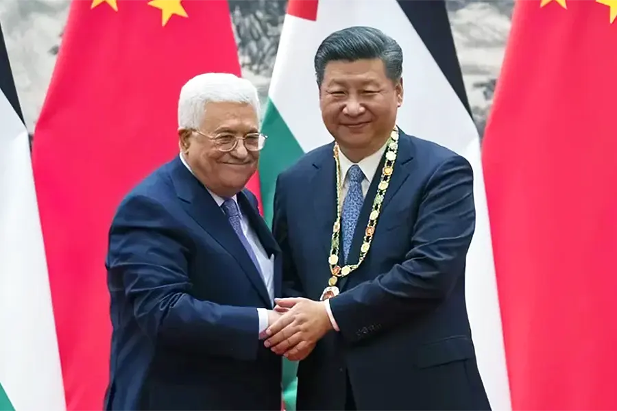 Palestine's Abbas, China's Xi Jinping
