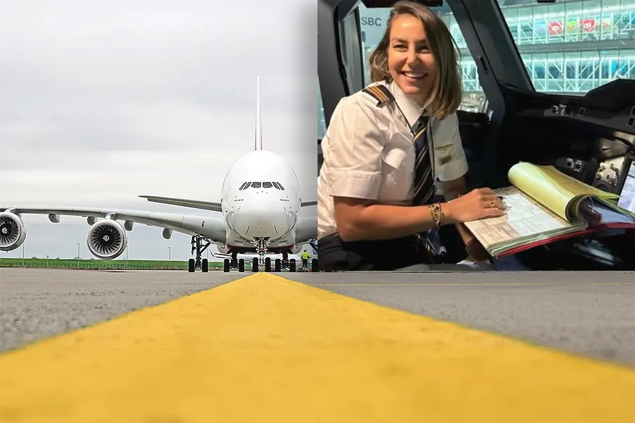 primera piloto turca de un avión A380