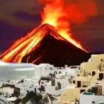 possible Santorini volcano eruption
