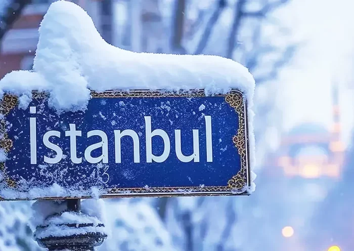 snowfall in Istanbul