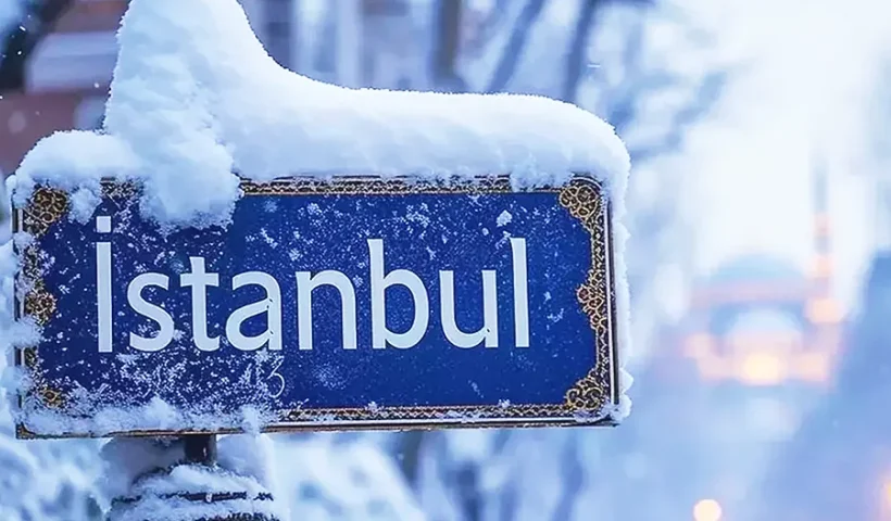 snowfall in Istanbul