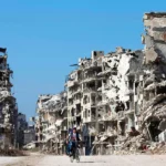 Syria, devastation in Homs