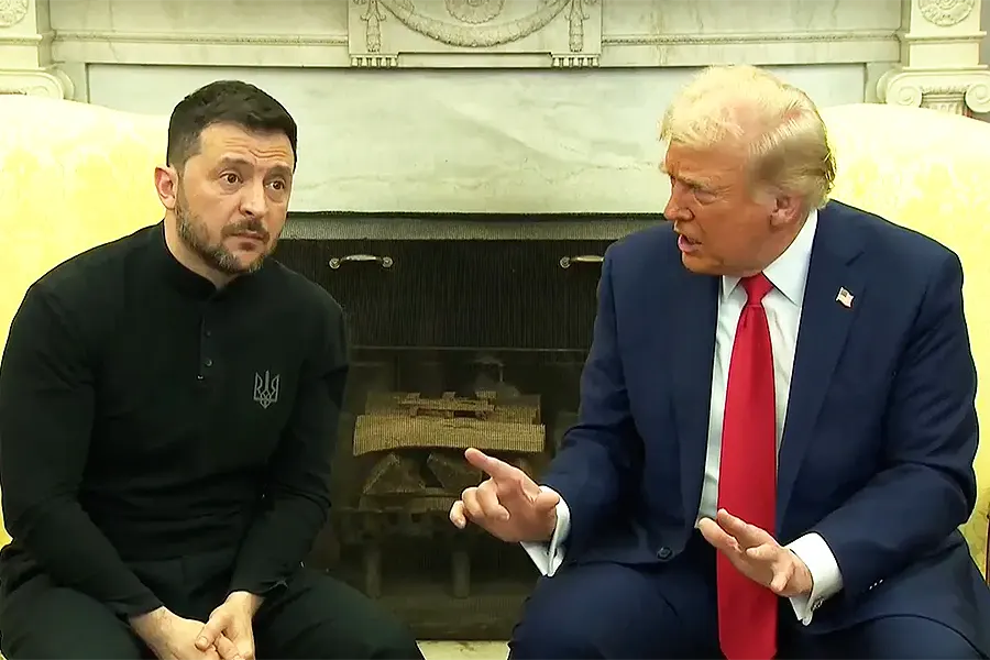 Zelenskyy and Trump held a heated debate