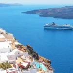 crucero en Santorini