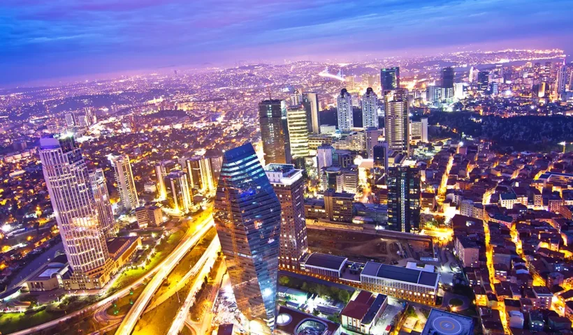Estambul, Levent de noche
