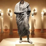 estatua del emperador romano Marco Aurelio en Cleveland