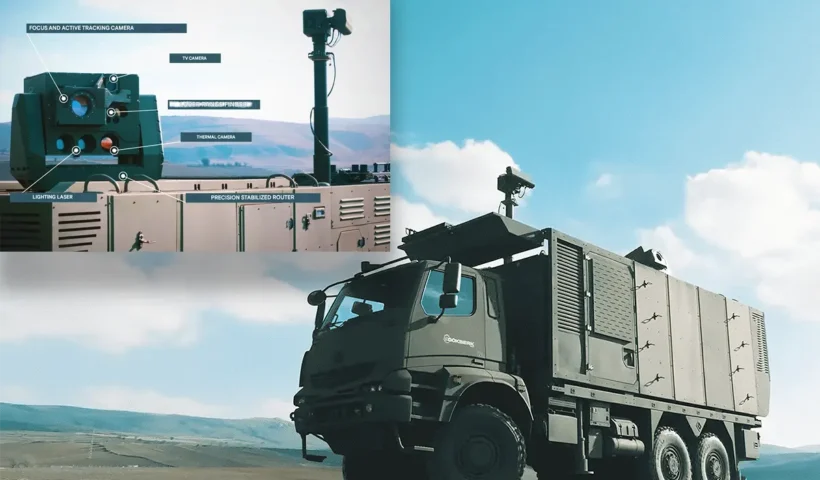 GÖKBERK, anti drone laser weapon