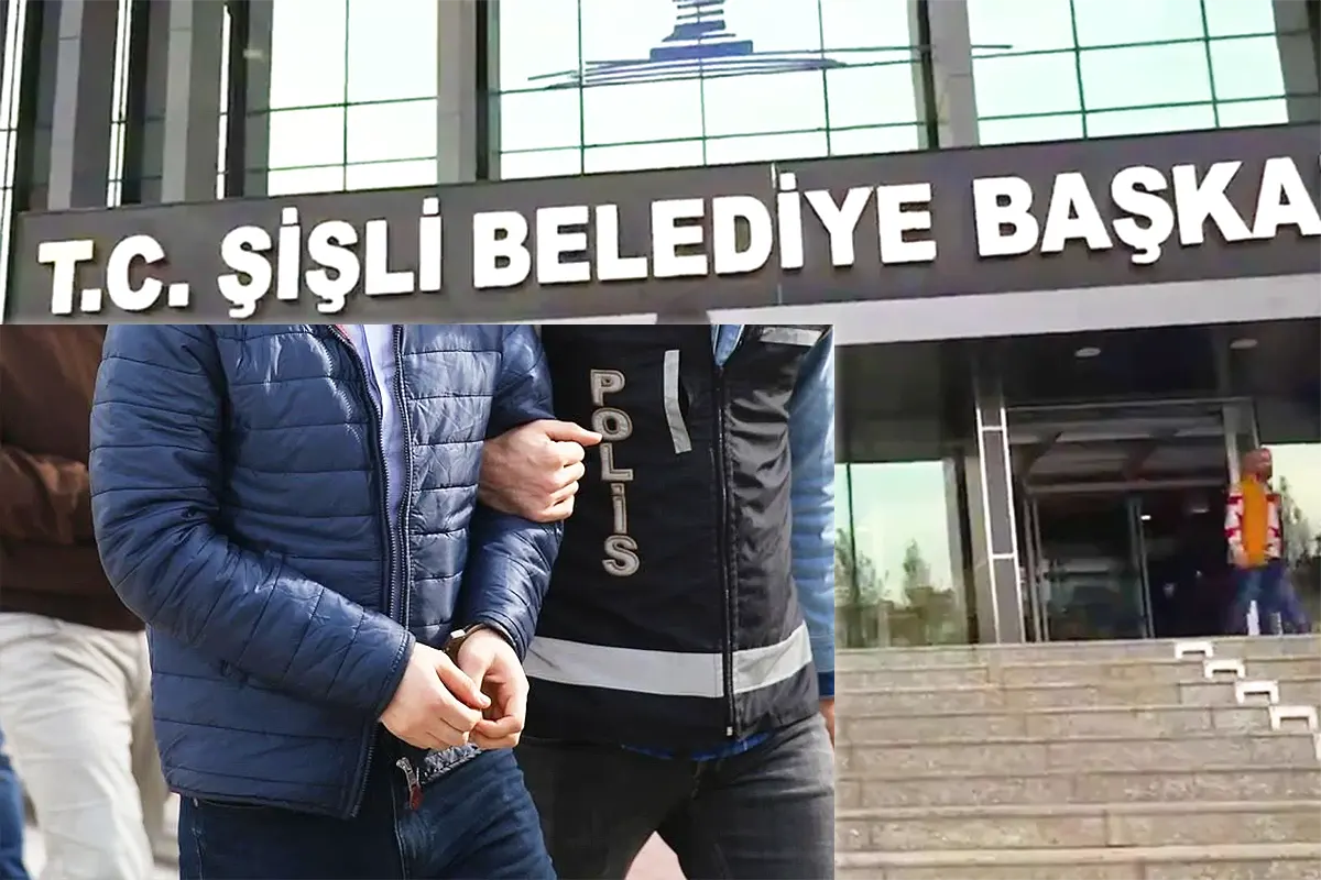 Istanbul, people arrested in Şişli town hall