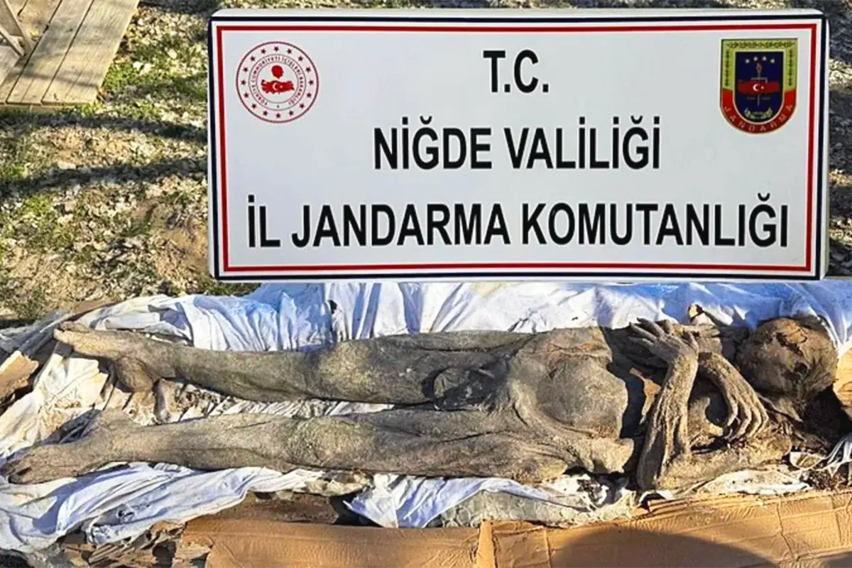 momia confiscada en Turquía