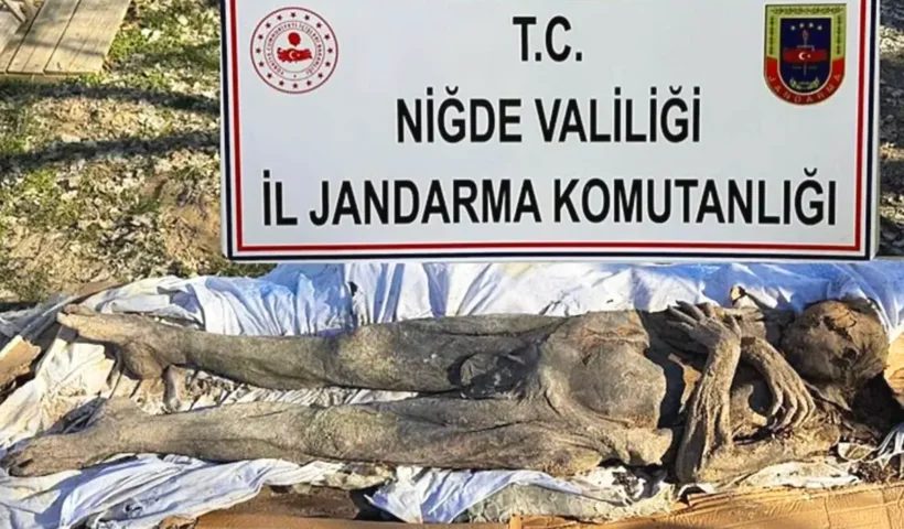 mummy seized in Turkey