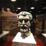 Roman Emperor Septimius Severus' head
