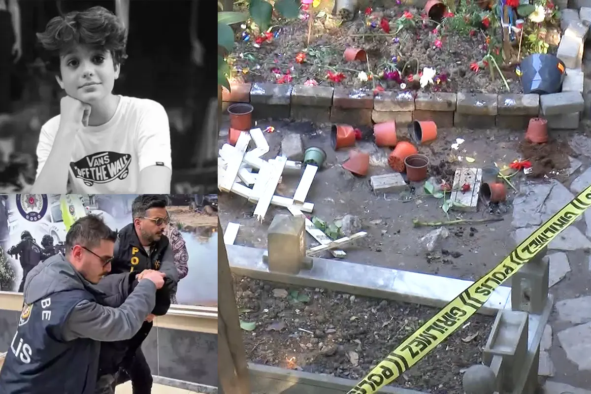 arrested after attack on Mattia Ahmet Minguzzi's grave