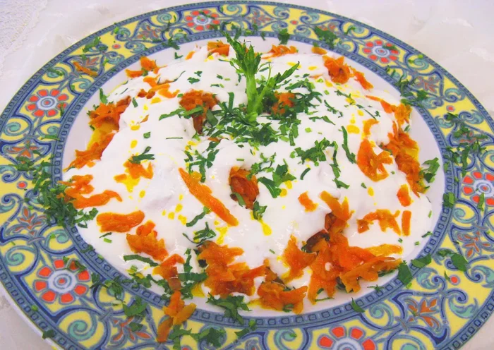 carrot yoghurt