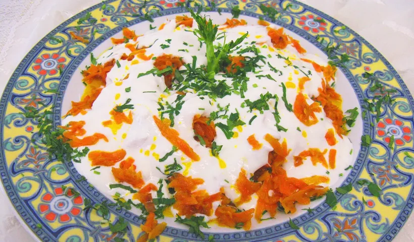 carrot yoghurt