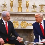 Netanyahu and Trump at the White House