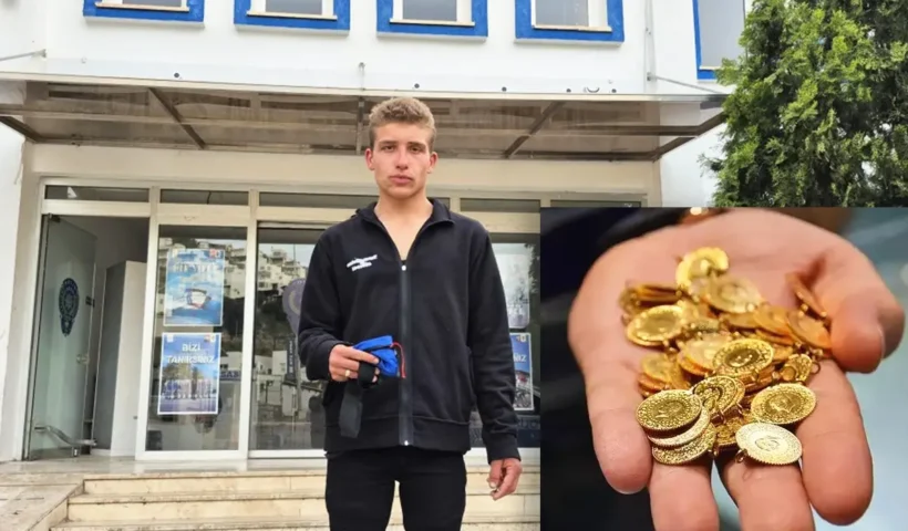 Young man returns gold coins he found in garbage