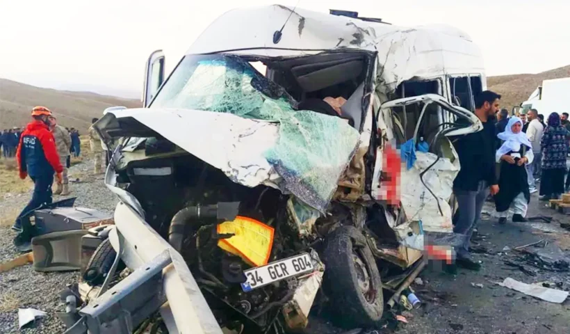 road accident in a motorway in Turkey