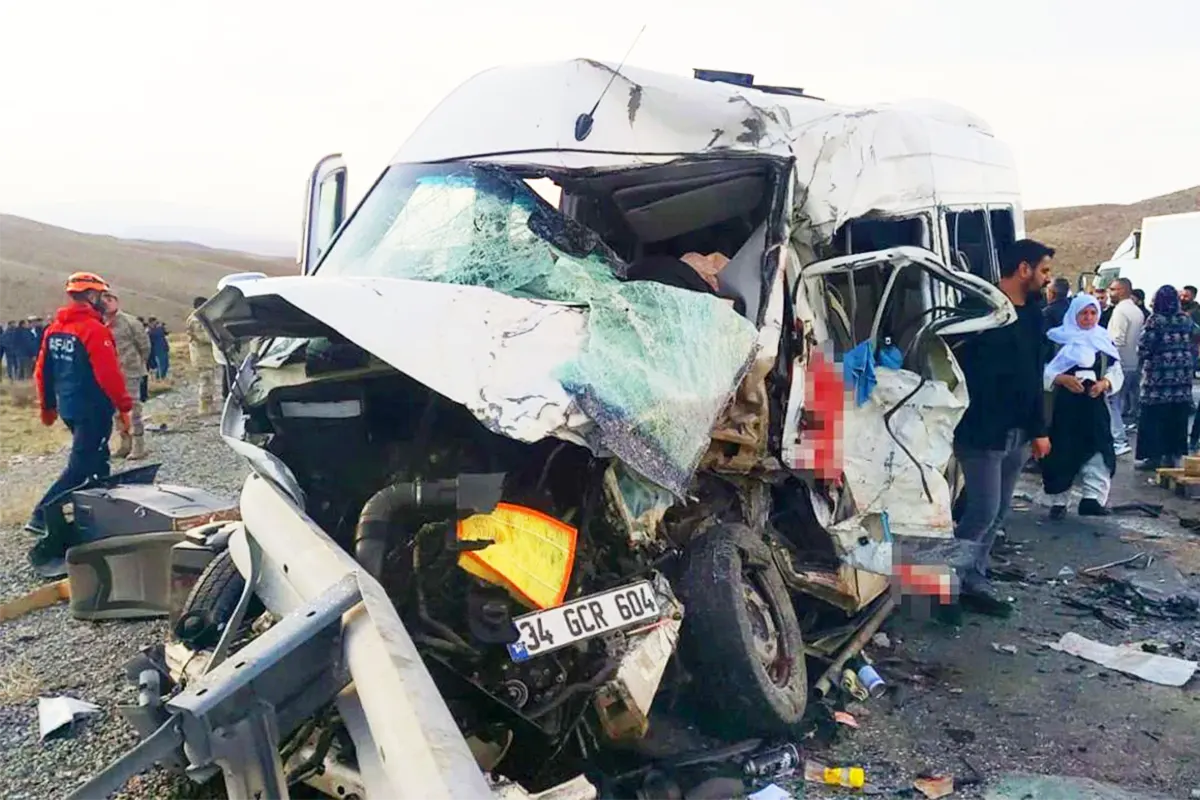 road accident in a motorway in Turkey