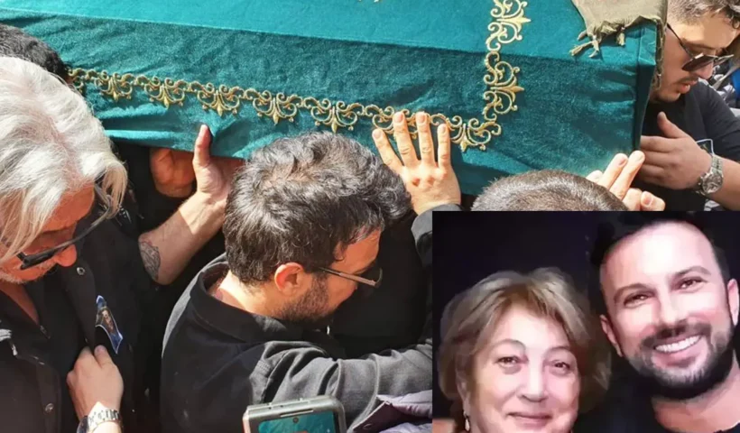 Tarkan's mother funeral