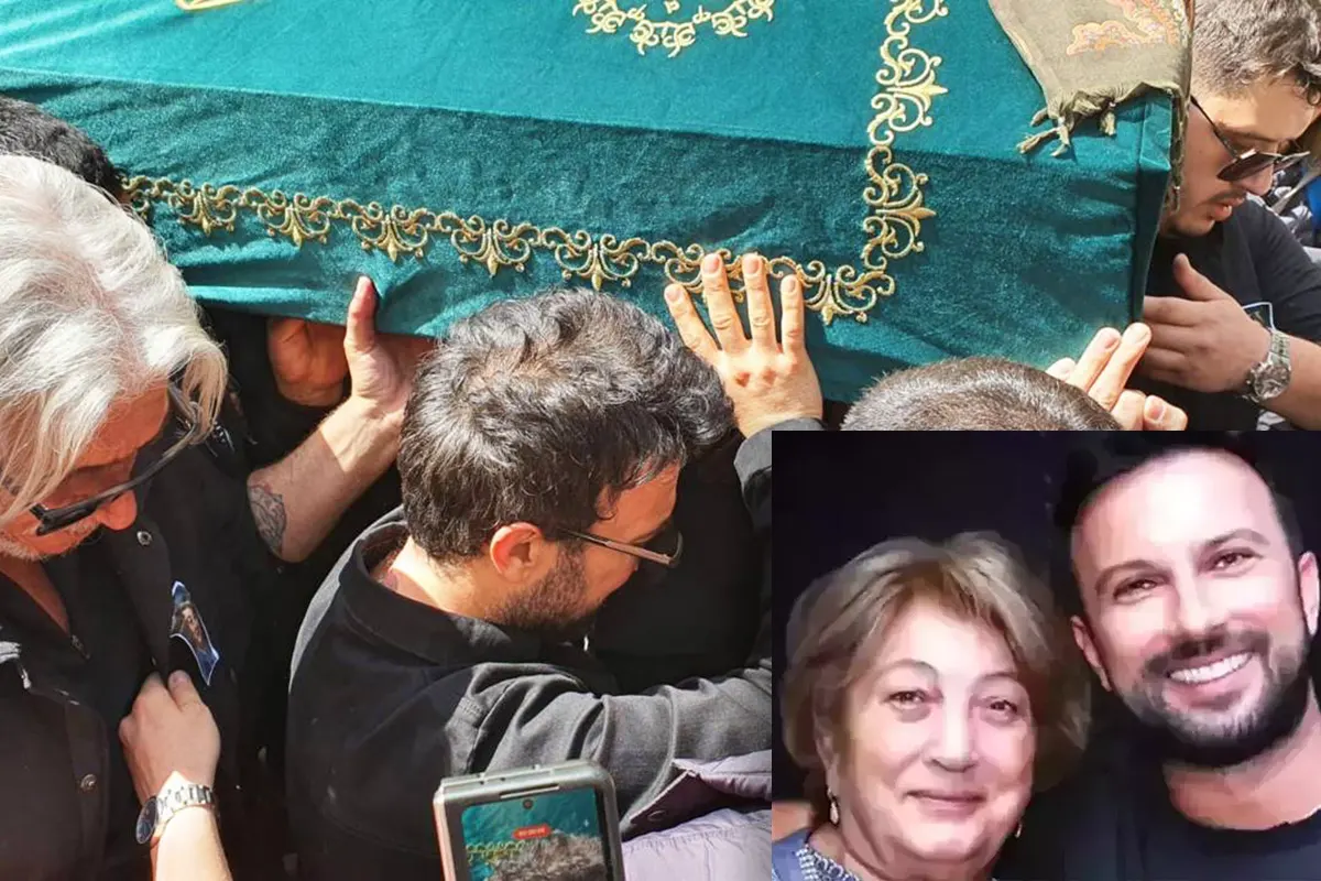Tarkan's mother funeral