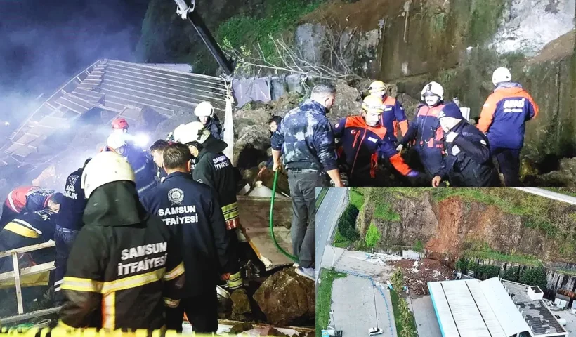 tragedy after landslide in Turkey