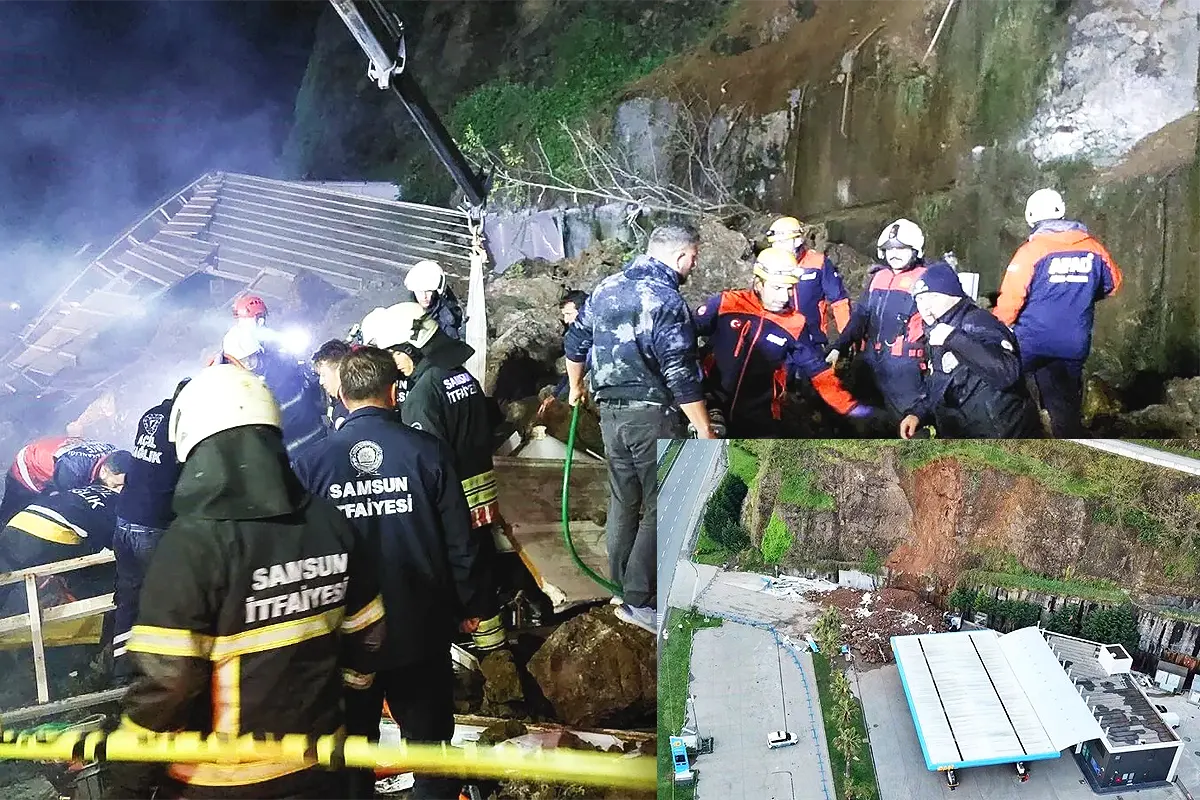 tragedy after landslide in Turkey