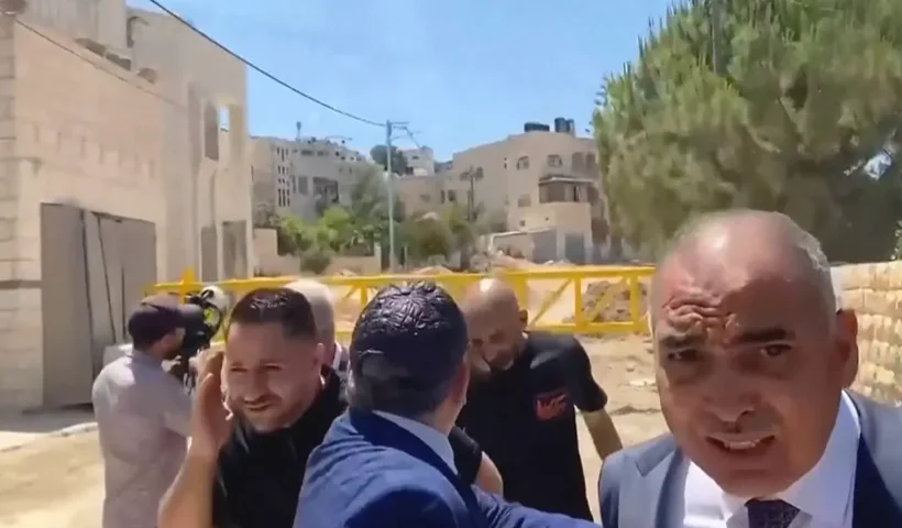 disparos israelíes contra un grupo de diplomáticos en Cisjordania