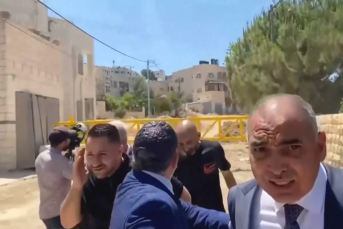 disparos israelíes contra un grupo de diplomáticos en Cisjordania