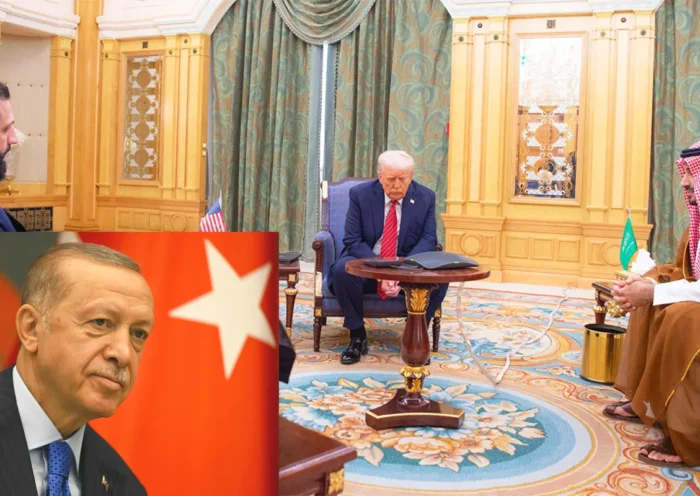 Erdoğan, Al-Sharaa, Trump and Bin Salman meeting