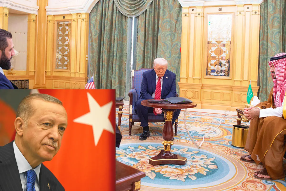 Erdoğan, Al-Sharaa, Trump and Bin Salman meeting