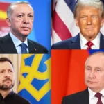 Erdoğan, Trump, Zelenskyy, Putin
