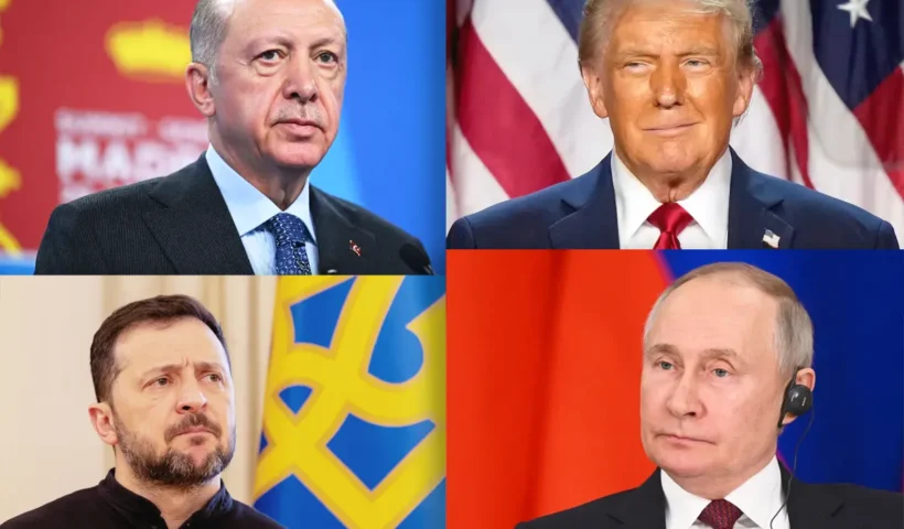 Erdoğan, Trump, Zelenskyy, Putin