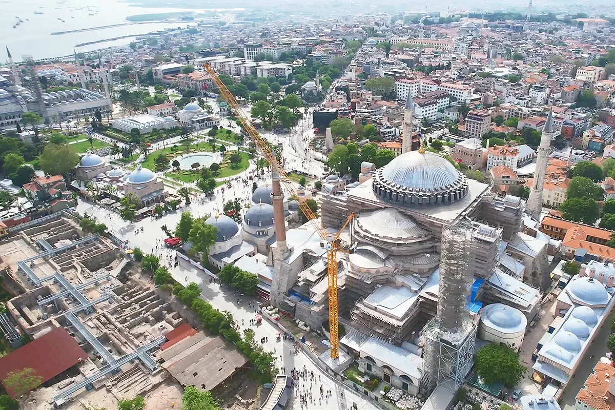 Estambul, restauración de Santa Sofía