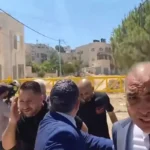 Israeli shots on a group of diplomats in Jenin