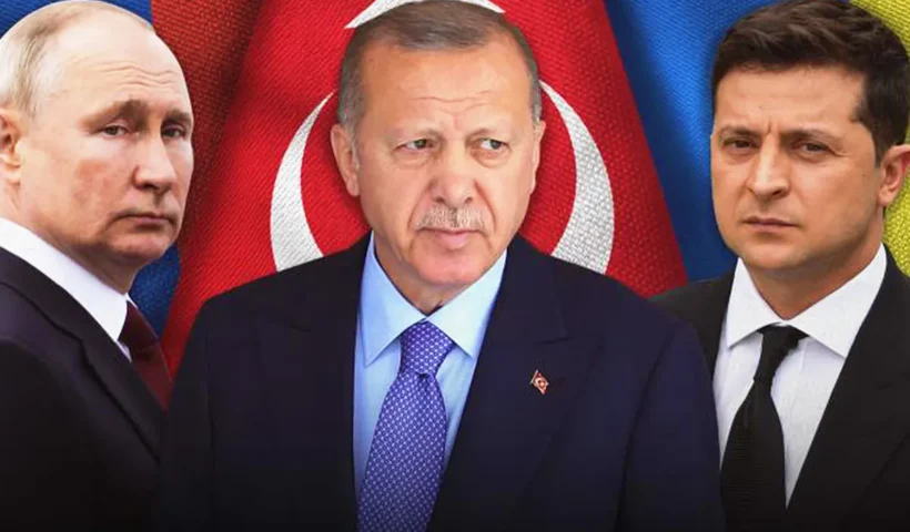 Putin, Erdoğan y Zelensky