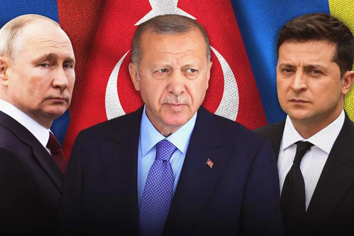 Putin, Erdoğan y Zelensky